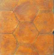 esagono giallo anticato