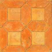 losanga rossa con tozzetto giallo