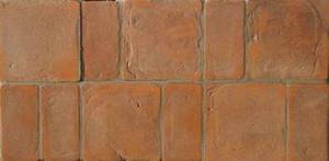 tavella quadra e rettangolare rossa rustica