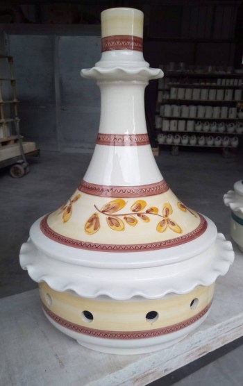 Stufa nonna decori brown