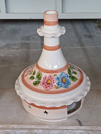 Stufa scaldamani dec fiori magenta